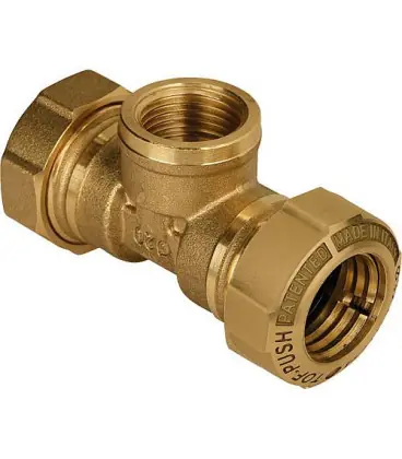 Té PE avec filetage femelle 32 mm x 1" ne convient pas pour le gaz