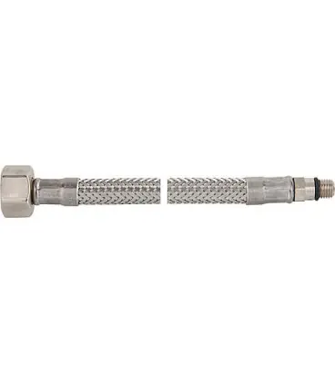 Tuyau flexible de raccord ecrou chapeau 3/8" x M 8, KTW-A 350 mm, nipple filete male court