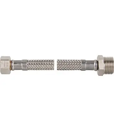 tuyau flexible de raccord 500 mm XAL-500/ 1/2" mâle x 3/8" ecrou chapeau" KTW-A