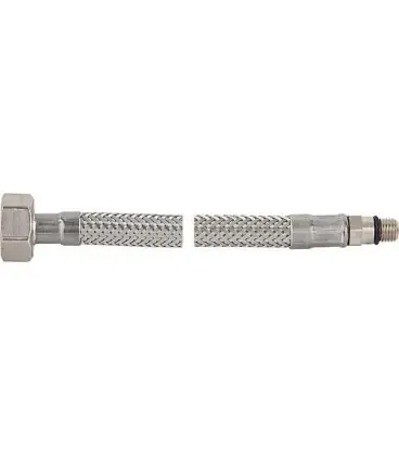 Tuyau flexible de raccord ecrou chapeau 1/2" x M10, KTW-A 500 mm, nipple filete male long