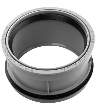 Raccord de reduction d‘eaux usees DN 110 x 90 - concentrique pour tubes HT et KG