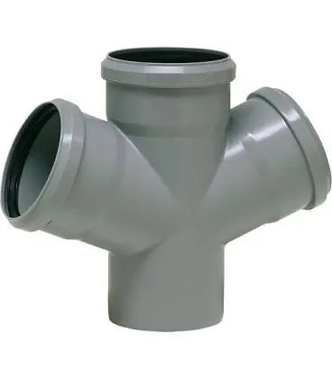 Raccord double Y HT DN 50x50 -67°