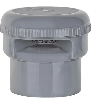 Aerateur de tuyau DN 50 Couleur gris