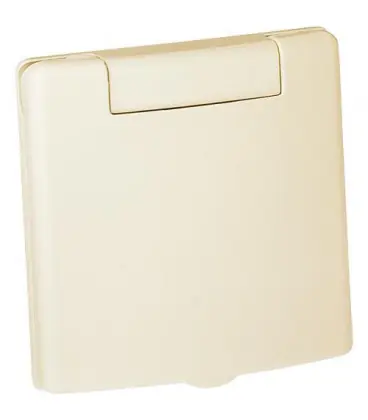 Prise d´aspiration Quadra en plastique 8 x 8 cm, RAL 9001 crème blanche