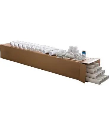 Kit de montage SR-GB-3 pour 3 prises d´aspiration avec gaine de protection