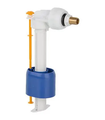 Robinet flotteur WC, NF compact, universel silencieux, alim. latéral 3/8"