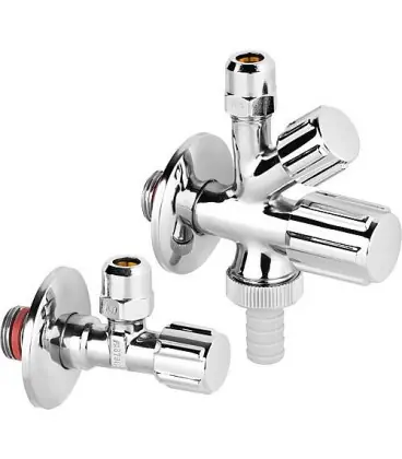Kit de raccordement de robinetterie auto-étanche laiton chromé