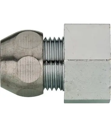 Raccord a devisser chrome 3/8" x 8