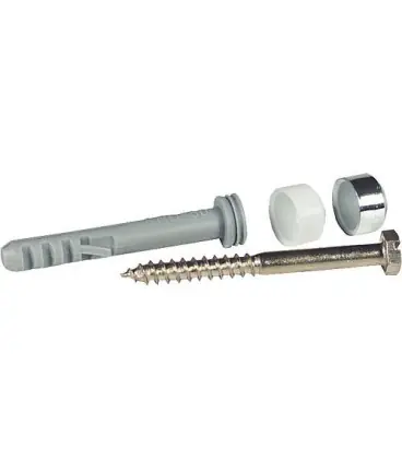 Fixation Fischer pour WC et sanitaire S 8 RD 80 WCR - contenant 2x chevilles+vis bois+capuchons
