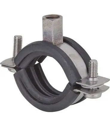 Collier-deux vis en acier inox 31-38 mm - M8/10 1"