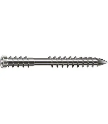 Vis tete cylindrique SPAX® inox A4, filetage de fixation T-STAR Plus, Diam 6 x 50 mm, 100 pcs