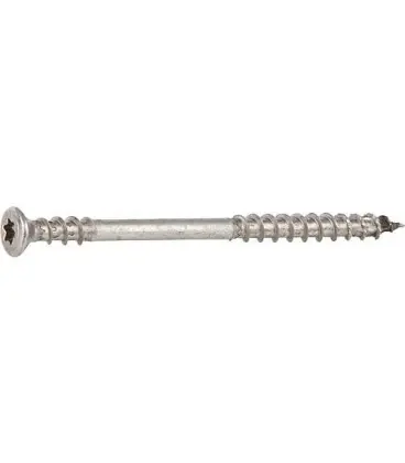 Vis tete bombee SPAX® inox A2 filetage de fixation T-STAR Plus Diam 4,5 x 70 mm, 100 pcs