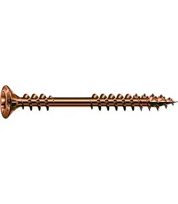 Vis tete bombee SPAX® inox A2 Antik filetage de fixation T-STAR Plus Diam 4,5 x 50 mm, 200 pcs