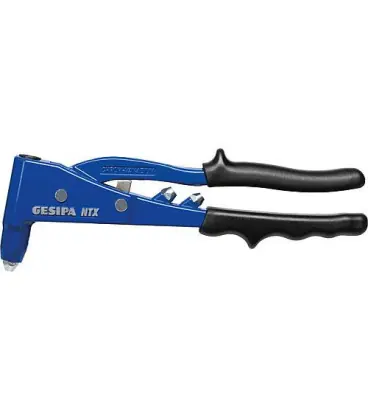 Pince a rivets borgnes Gesipa NTX-F avec branche en acier et transmission avec ressort d ouverture