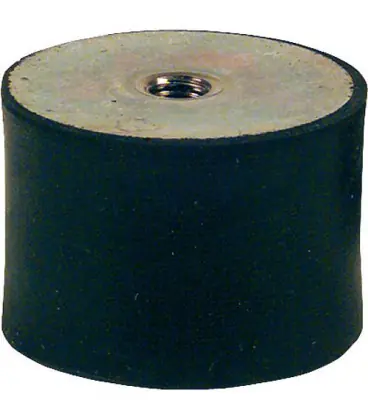 Ressort en caoutchouc type C 40 x 30 mm, filet fem/fem M 8
