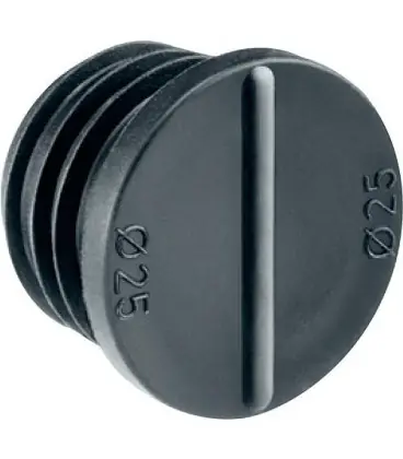 Bouchon étanche 25 mm pour gaine, paquet 20 pces