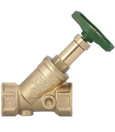 Robinet a soupape a siege oblique DN20 3/4" - sans vidage broche non montante-filet fem x fem