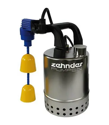 Pompe submersible eaux sales inox modele E-ZW 50 KS-2 avec flotteur compact