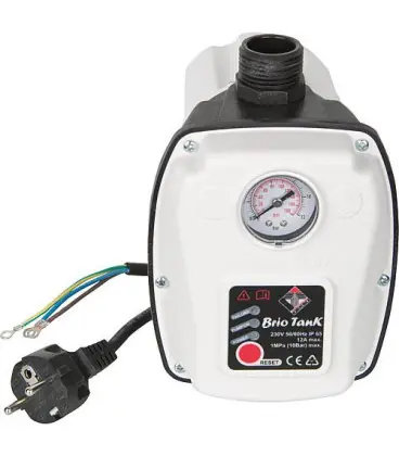 Commande de pompe Brio Tank interrupteur électronqiue avec prise Schuko