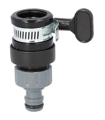 Raccordement universel pour robinet sans filetage, avec diam. ext. 14-17mm