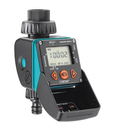 Programmateur d‘arrosage digital monocircuit, DN20(3/4") reglable au choix