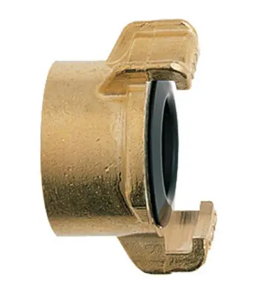 Geka plus piece filetee pour eau potable 1", filetage femelle, laiton