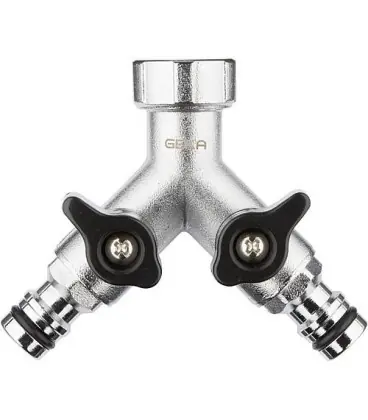 Dérivation en Y Laiton nickelé *BG* filetage fem DN20 (3/4")
