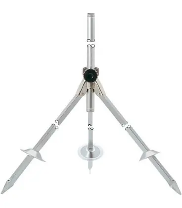 Trepied, acier zinguee convient pour arroseur 92 068 84 + 92 068 85