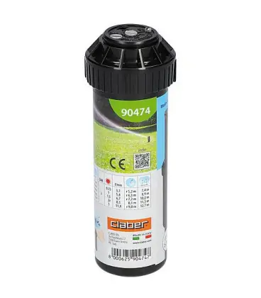 Arroseur turbine escamotable 40-360°, reglable DN15(1/2"), max. 254m2