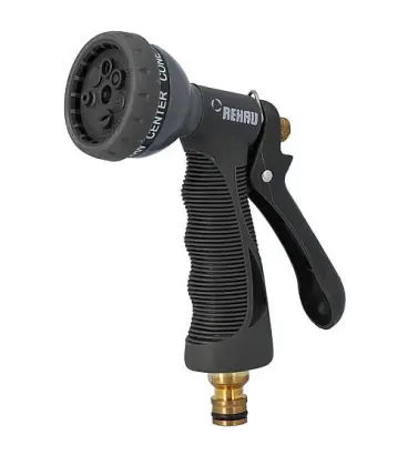 Douchette multifonctionelle en metal, 7 jets d‘eau