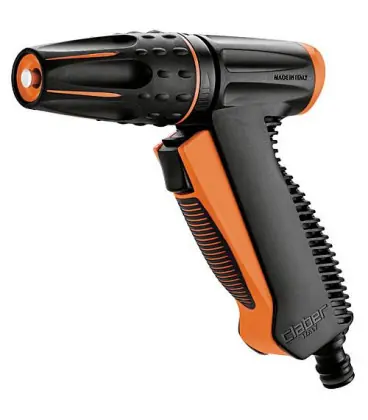 Pistolet d‘arrosage poignee souple, jet plein, jet brume