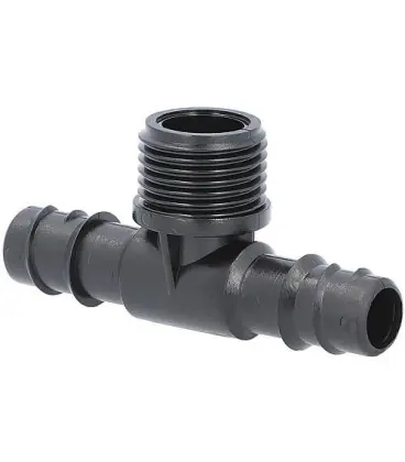 Piece T pour tube de pose DN15(1/2") emballage 2pieces