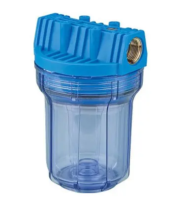 Pot de filtre FP2 DN25 (1") transparent, longueur 5"