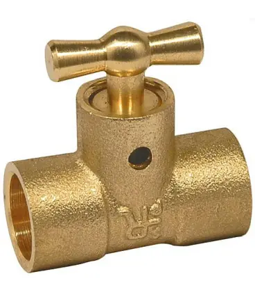 Raccord laiton droit avec butée 16 x16 mm