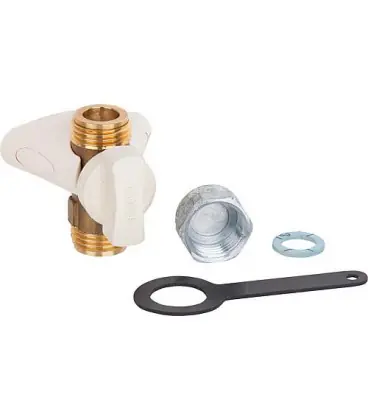 Clesse robinet gaznaturel/propane/butane obturation automatique integree int.inst Type NF XP E 29-140 avec bouchon chaine