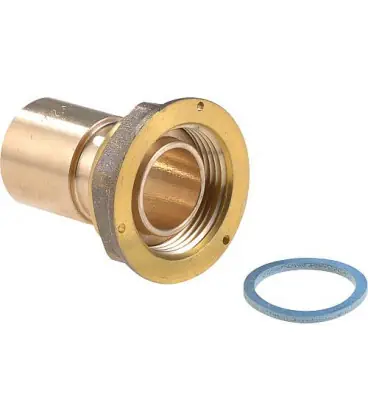 Clesse raccord gaznaturel/propane reseau raccord 2 pieces a joint ploat compteur Cal.20 entree 6/20sortie 22x1 a braser
