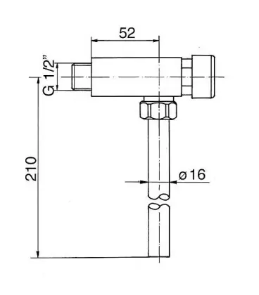 Robinet à bouton poussoir Benkiser complet pour modèle 155/159/655