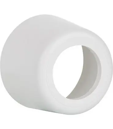 Rosace murale d50 d9cm, blanc alpin