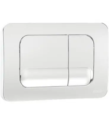 Plaque de commande 2 touches pour Winner 2 - plastique commande par avant - blanche