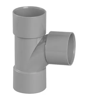 Derivateur double PVC 87° femelle, D 50mm