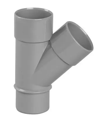 PVC derivateur simple 45° male D 100mm