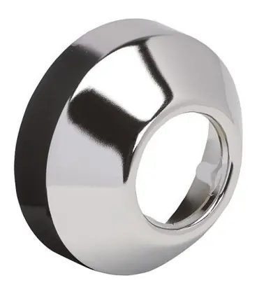 Rosace murale chromée pour siphon 11/4" 32x70x32