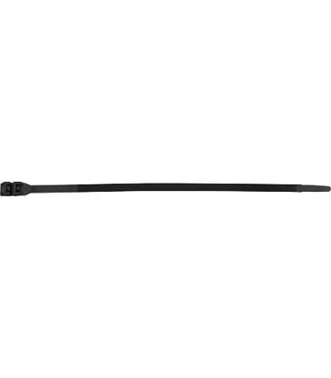 Collier pour electricien 9x380mm, noir emballage 100 pieces