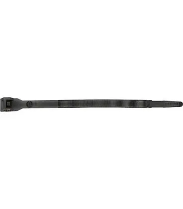 collier pour electricien 9x200mm, noir emballage 100 pieces