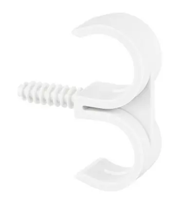 Fix-Ring diam. 28mm, 1-tuyau trou percé 8mm, UE 100 pcs