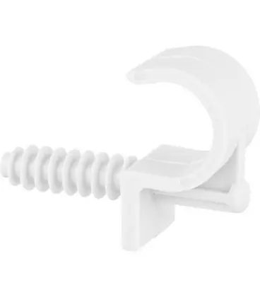 Fix-Ring diam. 20mm, 1-tuyau trou percé 8mm, UE 100 pcs