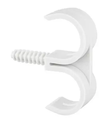 Fix-Ring diam. 28mm, 2-tuyaux trou percé 8mm, UE 50 pcs
