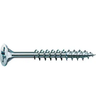 Vis a tete fraisée SPAX® WIROX® cruciforme filetage partiel diam. 4,0 x 45 mm, UE 500 pieces