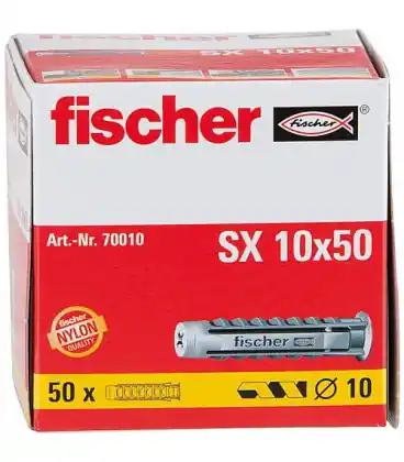 Chevilles Fischer SX type SX 10 x 50, UE 50 pieces