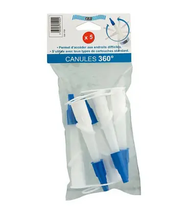 Tuyeres de cartouche 360° emballage 5 pieces
